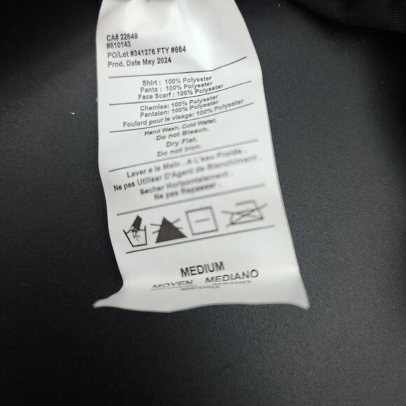 Rubies Black Ninja Men Costume Cosplay Outfit , NWT - Picture 5 of 13